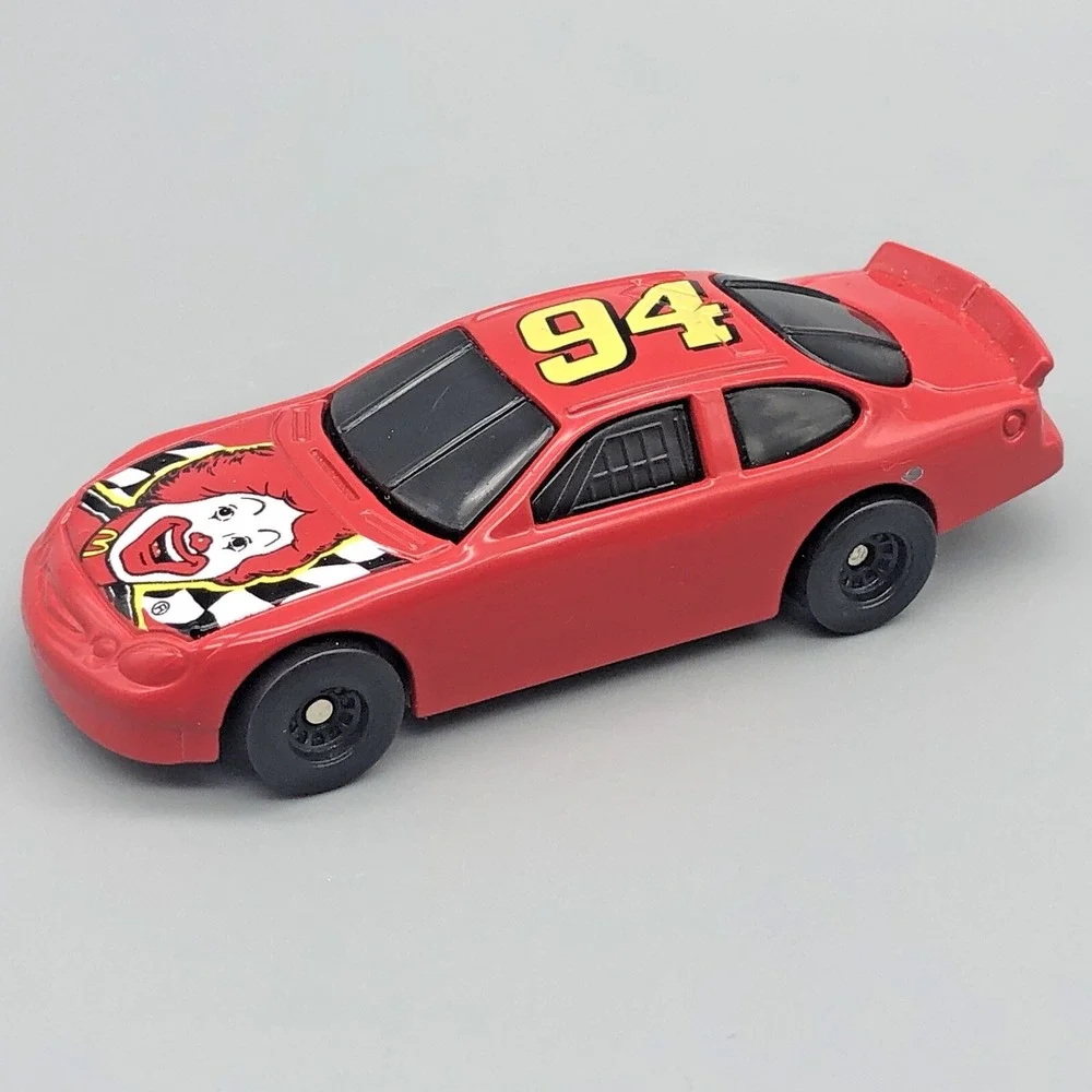 Hot Wheels 1998 McDonald's Taurus Race Car #94 w/ Sticker Sheet Red Diecast 1/64